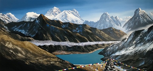Everest View from Gokyo ri